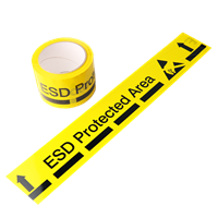 Antistat Floor Marking Tape - printed - for outer EPA Boundaries 75x33m