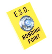 Antistat Earth Bonding Point Single 10mm 25x35mm